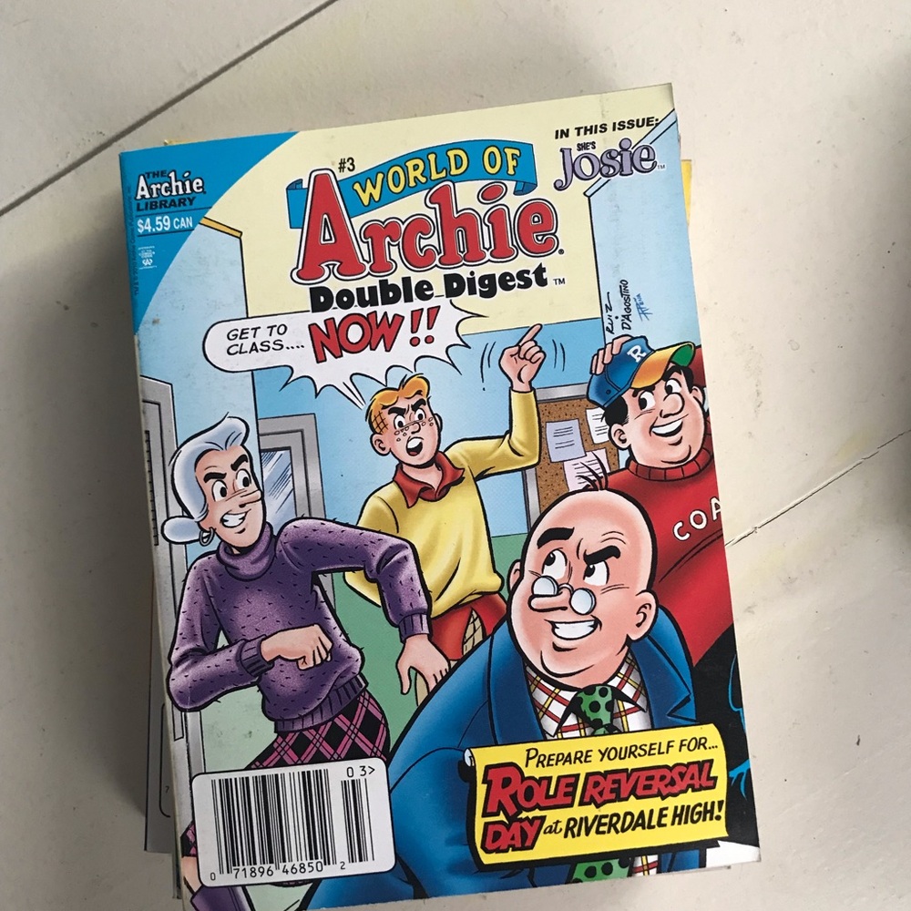 World of Archie Double Digest Comic #3- Colorful Cover